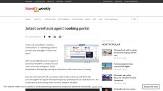 Jetset overhauls agent booking portal | Travel Weekly