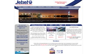 Jetset Holidays - Asia, Australia, Africa, USA, Canada & Beyond