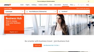 Business Travel | Business Hub | Jetstar