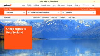 Cheap Flights to New Zealand | Jetstar