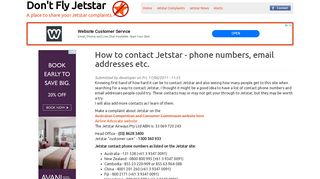 How to contact Jetstar - phone numbers, email addresses etc. | Don't ...
