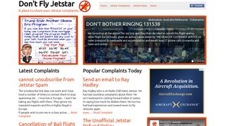 Don't Fly Jetstar | A place to share your Jetstar complaints.