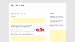 Jetts Gym Prices & Review (Updated) - Gym Price Review