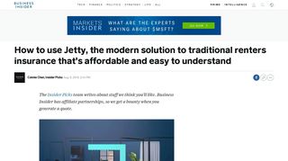 Jetty renters insurance is affordable and easy to understand — here's ...