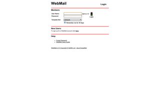 WebMail - Web Mail Client - WebMail Login