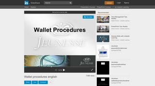 Wallet procedures english - SlideShare