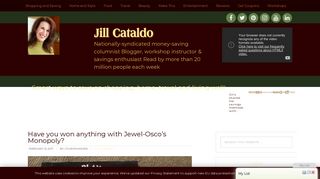 Have you won anything with Jewel-Osco's Monopoly? - Jill Cataldo