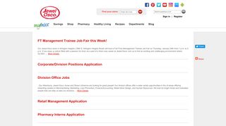 Jewel Osco » Search Results » job application
