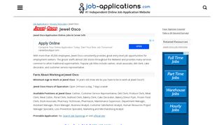 Jewel-Osco Application, Jobs & Careers Online - Job-Applications.com