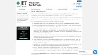 Jewelers Board of Trade Basic Membership