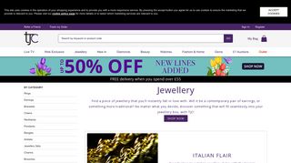 Women's Jewellery - Gold, Silver Jewellery Online in UK - TJC