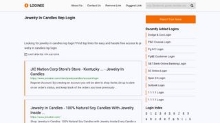 Jewelry In Candles Rep Login