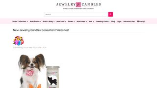 New Jewelry Candles Consultant Websites! | jewelrycandle