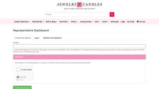 Representative Dashboard | jewelrycandle - Jewelry Candles