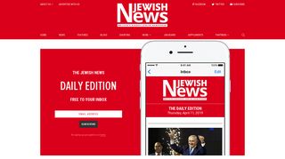 Sign up to the Jewish News Weekly | Jewish News