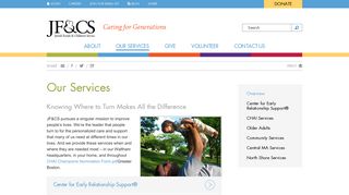 JF&CS Services - Jewish Family & Children's Service