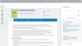 Formalized Mathematics - De Gruyter
