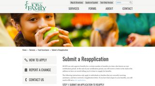 Submit a Reapplication - Hamilton County Job & Family Services