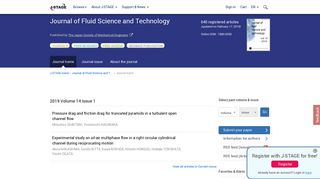 Journal of Fluid Science and Technology - J-Stage