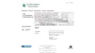 J.G. Wentworth Home Lending, LLC : Login