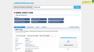 jhnet.com at WI. JHNet - Login - Website Informer