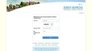 Login - Johns Hopkins Federal Credit Union