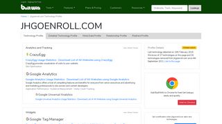 jhgoenroll.com Technology Profile - BuiltWith