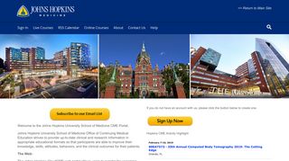 Johns Hopkins University Continuing Medical Education