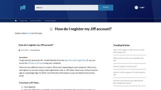 How do I register my Jiff account? - Jiff Help