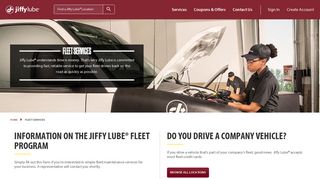 Fleet Services | Jiffy Lube