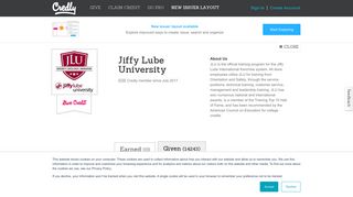 Jiffy Lube University • Credly
