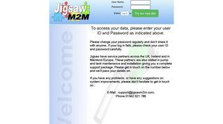 Jigsaw Online Fuel Management V1-66 - Login - Jigsaw M2M