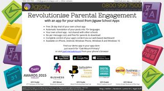 Multi-award-winning Jigsaw School Apps - Revolutionise parental ...