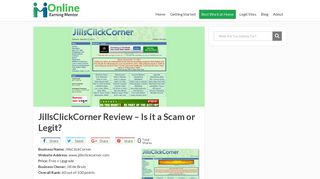 JillsClickCorner Review – Is it a Scam or Legit? | Online Earning Mentor