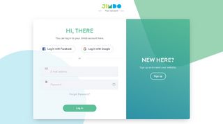 Sign In - Log in to your Jimdo Dashboard here.