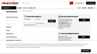 Login - Mein Kundenkonto - MediaMarkt