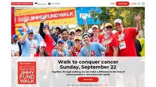 2018 Boston Marathon Jimmy Fund Walk - Cancer Research Fundraiser