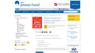 Jimmy Fund - Boston Marathon Jimmy Fund Walk