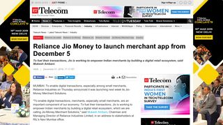 Reliance Jio merchant app: Reliance Jio Money to launch merchant ...
