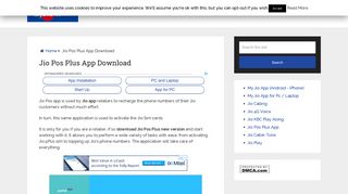 Jio Pos Plus App Download ( New Version ) » Myjioapp.online