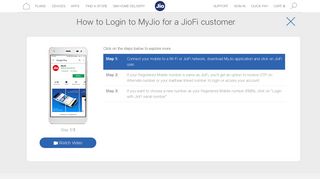 How to Login to MyJio for a JioFi customer