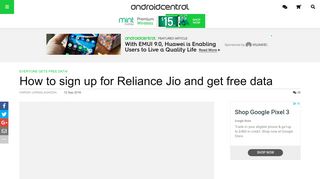 How to sign up for Reliance Jio and get free data | Android Central
