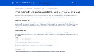 Introducing the login-free portal for Jira Service Desk Cloud - Atlassian ...