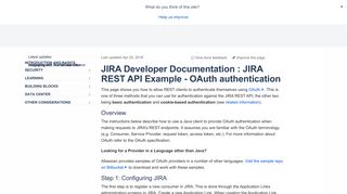 JIRA REST API Example OAuth Authentication 6291692