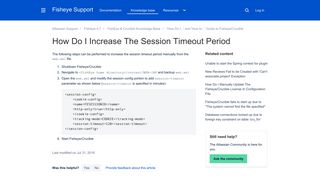 How Do I Increase The Session Timeout Period - Atlassian ...