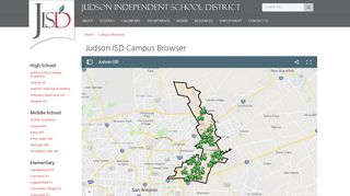 Judson ISD Campus Browser