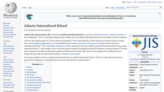 Jakarta Intercultural School - Wikipedia