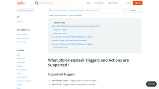 Jitbit Helpdesk - Integration Help & Support | Zapier