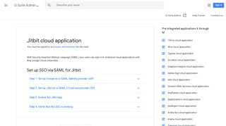 Jitbit cloud application - G Suite Admin Help - Google Support