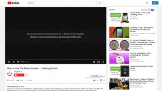 How to Use The Home Screen – Jitterbug Smart - YouTube